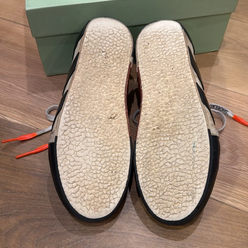 2019 Off-White Vulc Low Top 'Black' Sneakers Virgil Abloh 39 - Picture 7 of 10